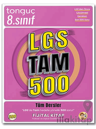 8. Sınıf LGS Tüm Dersler Fijital Tam 500 Soru Bankası