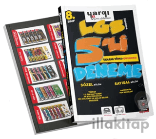 8. Sınıf LGS Tüm Dersler (Sayısal-Sözel) Tamamı Video Çözümlü 5 Deneme