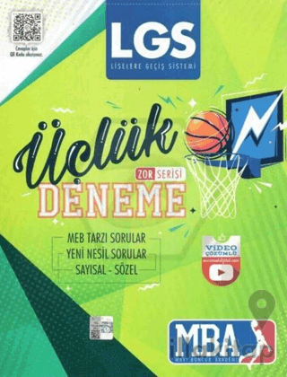 8. Sınıf LGS Zor Serisi Video Çözümlü Üçlük Deneme