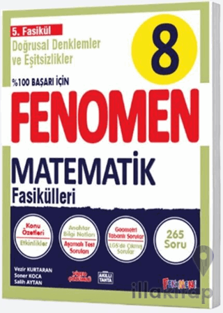 8. Sınıf Matematik Fenomen Doğrusal ve Eşitsizlikler 5. Fasikül