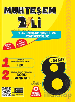 8. Sınıf Muhteşem İkili T.C. İnkılap Tarihi ve Atatürkçülük Seti