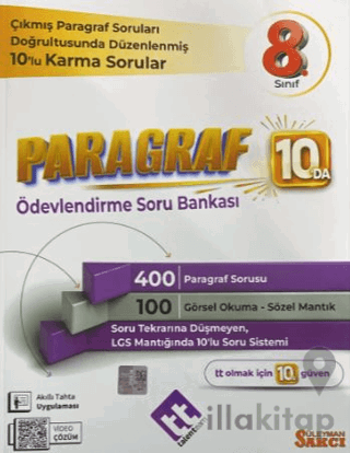 8. Sınıf Paragraf Ödevlendirme Soru Bankası