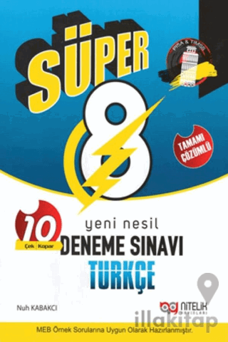 8. Sınıf Süper Türkçe Yeni Nesil Deneme Sınavı