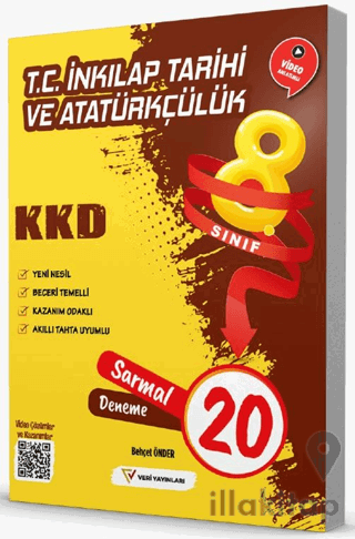 8. Sınıf T.C. İnkılap Tarihi ve Atatürkçülük 20 Sarmal Deneme
