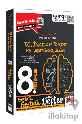 8. Sınıf T.C. İnkılap Tarihi ve Atatürkçülük Fasikül Fasikül Akıllı Defter