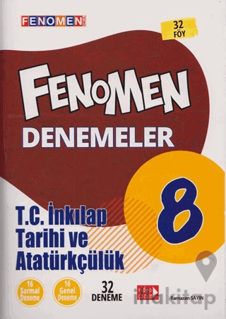 8. Sınıf T.C. İnkılap Tarihi ve Atatürkçülük Fenomen Denemeler Fenomen Okul Yayınları