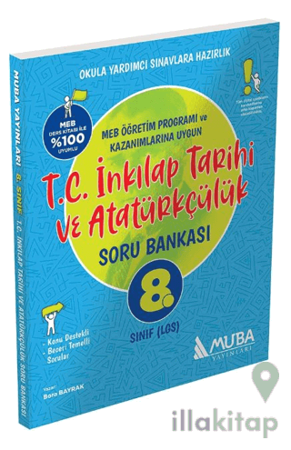 8. Sınıf T.C. İnkılap Tarihi ve Atatürkçülük Soru Bankası Muba Yayınları