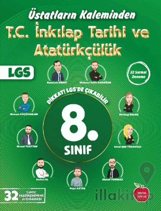 8. Sınıf T.C. İnkılap Tarihi ve Atatürkçülük Üstatların Kaleminden 32 Deneme