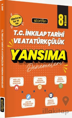 8. Sınıf T.C. İnkılap Tarihi ve Atatürkçülük Yansıma Denemeleri
