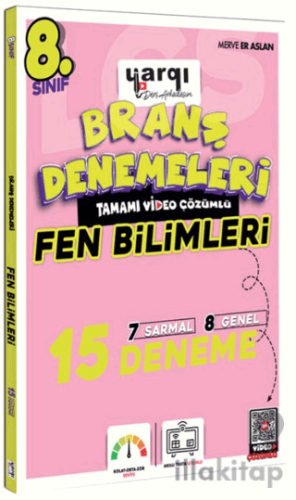 8. Sınıf Tamamı Video Çözümlü Fen Bilimleri 15 Branş Denemeleri