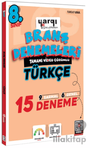 8. Sınıf Tamamı Video Çözümlü Türkçe 15 Branş Denemeleri