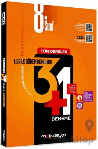 8. Sınıf Tüm Dersler 3+1 İlk Dönem Deneme