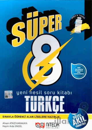 8. Sınıf Yeni Nesil Türkçe Soru Kitabı