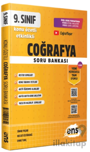 9. Sınıf Coğrafya Etkinlikli Soru Bankası