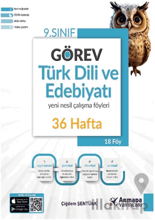 9. Sınıf Görev Türk Dili ve Edebiyatı Yeni Nesil Çalışma Föyleri (36 Hafta)