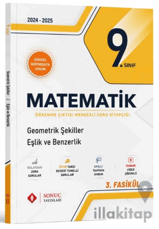 9. Sınıf Matematik Geometrik Şekiller Eşlik ve Benzerlik Soru Kitapçığ