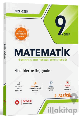 9. Sınıf Matematik Nicelikler Ve Değişimler Soru Kitapçığı