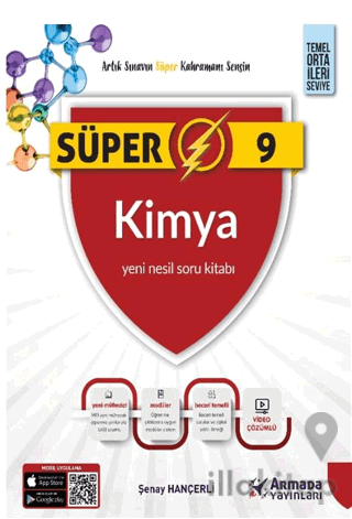 9. Sınıf Süper Kimya Yeni Nesil Soru Kitabı