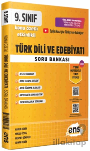 9. Sınıf Türk Dili ve Edebiyatı Etkinlikli Soru Bankası