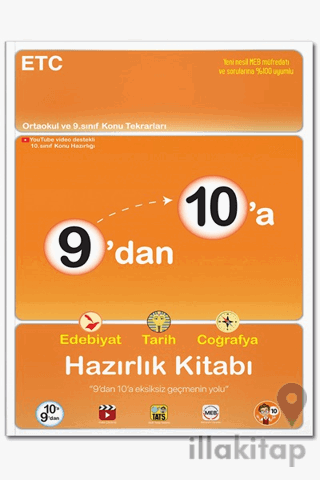 9'dan 10'a Edebiyat Tarih Coğrafya Hazırlık Kitabı
