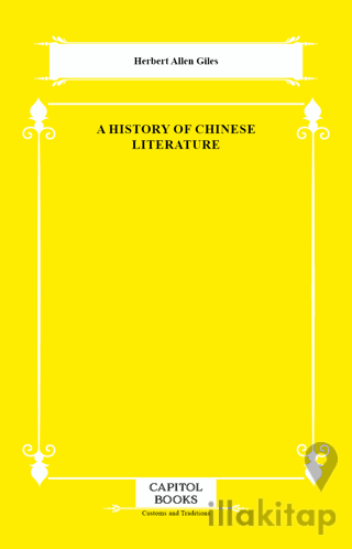 A History of Chinese Literature