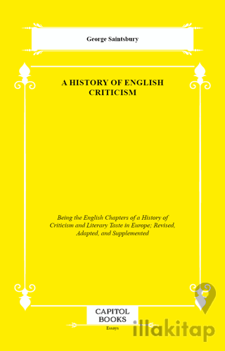 A History of English Criticism