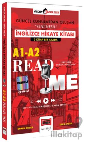 A1-A2 Read Me İngilizce Hikaye Kitabı 3 Kitap Bir Arada