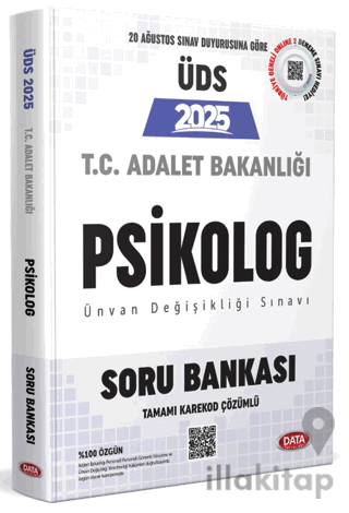 Adalet Bakanlığı ÜDS Psikolog Soru Bankası - Karekod Çözümlü