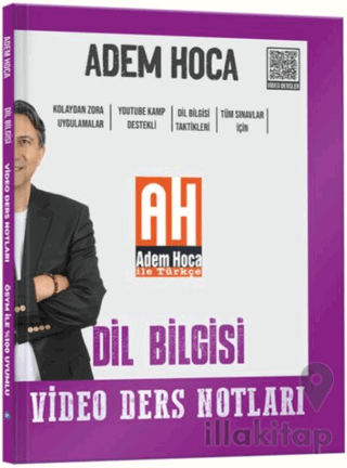 Adem Hoca Tüm Sınavlar İçin Dil Bilgisi Video Ders Kitabı