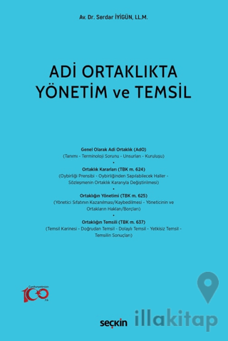 Adi Ortaklıkta Yönetim ve Temsil