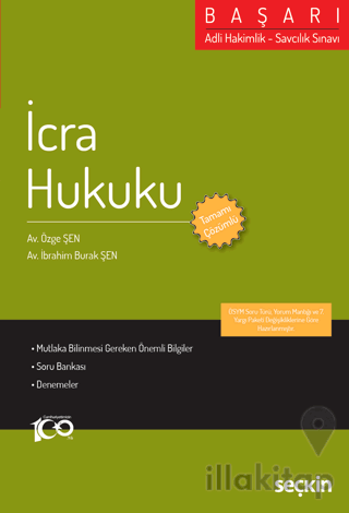 Adli Hakimlik - Savcılık Sınavı BAŞARI - İcra Hukuku