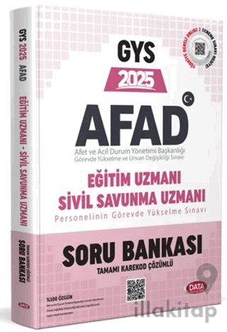 AFAD Eğitim Uzmanı İle Sivil Savunma Uzmanı GYS Soru Bankası - Karekod