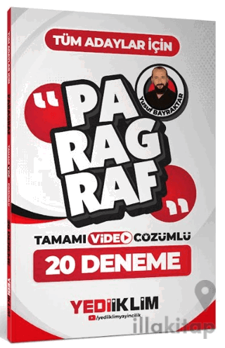 AGS KPSS ALES DGS YKS Tüm Adaylar İçin Paragraf Tamamı Video Çözümlü 20 Deneme