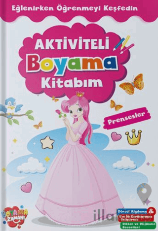 Aktiviteli Boyama Kitabı - Prensesler