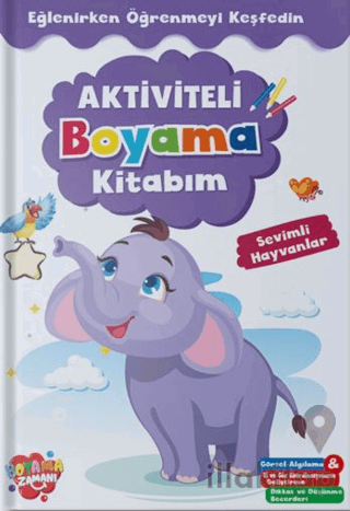 Aktiviteli Boyama Kitabı - Sevimli Hayvanlar