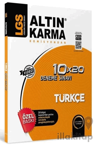 Altınkarma LGS 8. Sınıf  Türkçe 10x20 Branş Deneme