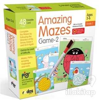 Amazing Mazes Game -2 - Grade-Level 2 - Ages 3-6