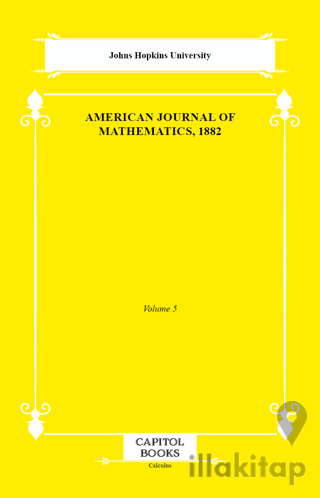 American Journal of Mathematics, 1882