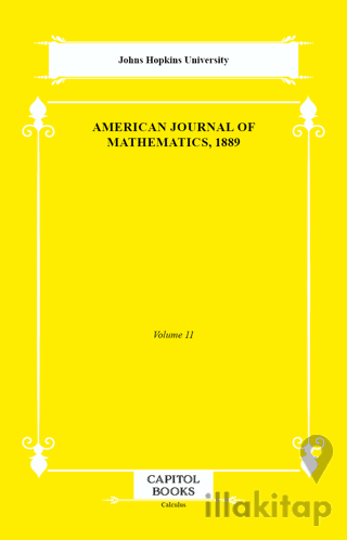 American Journal of Mathematics, 1889