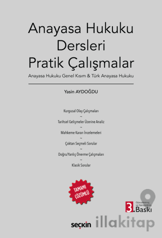 Anayasa Hukuku Dersleri Pratik Çalışmalar