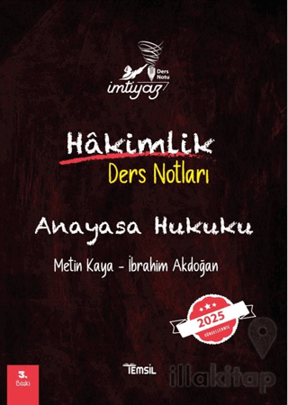 Anayasa Hukuku Hakimlik Ders Notları