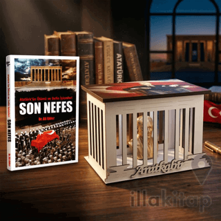 Anılarla Atatürk ve Atatürk Büstlü Ahşap Anıtkabir Işıklı Maket