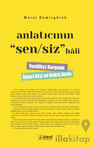 Anlatıcının Sen/Siz Hali