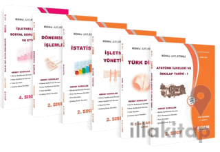 AÖF 2. Sınıf İşletme Güz Dönemi 3. Yarıyıl Tüm Dersler Konu Anlatımlı Soru Bankası (211)