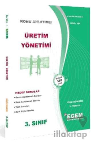 Aöf 3. Sınıf Üretim Yönetimi Güz Dönemi Konu Anlatımlı Soru Bankası Ko