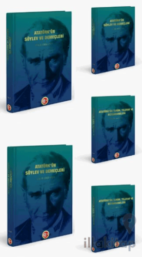 Atatürk'ün Söylev ve Demeçleri ve Atatürk'ün Tamim, Telgraf ve Beyannameleri (5 Kitap - Kutulu Set)