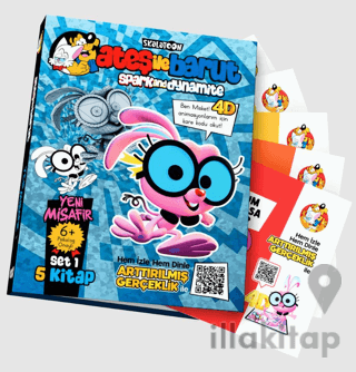 Ateş ile Barut Yeni Misafir Ar (4D) Animasyonlu Kitap Set 1