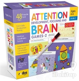 Attention Development, Focusing and Brain Games-2 - Grade-Level 2 - Ag