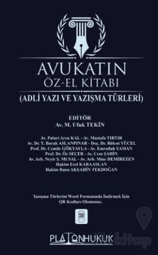 Avukatın Öz-El Kitabı Adli Yazı Ve Yazışma Türleri