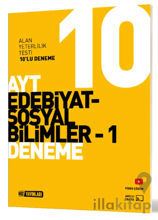 AYT 10'lu Edebiyat Sosyal Bilimler - 1 Deneme
